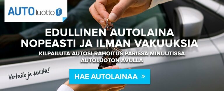 Autoluotto tarjoaa vaihtoehdon auton rahoittamiseksi