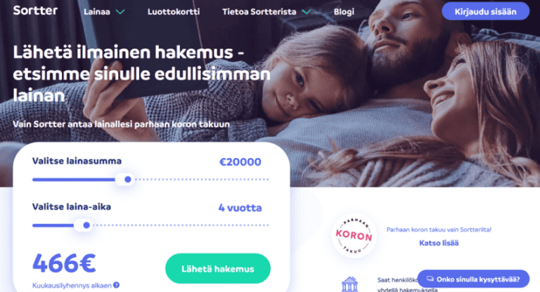Sortter – vastuullisin lainanvälittäjä 2021?