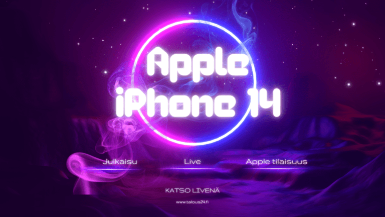 Applen iPhone julkaisu tänään 7.9.2022