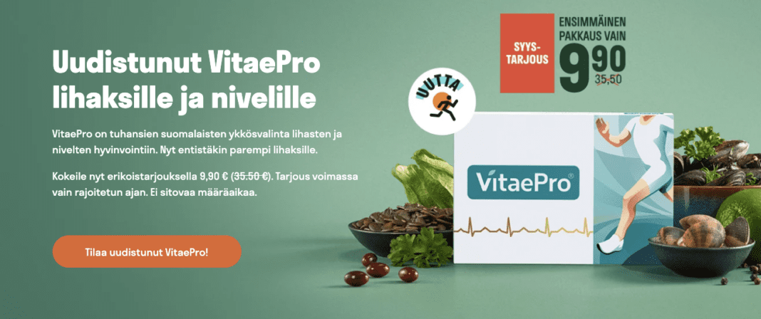 VitaePro lihaksille ja nivelille