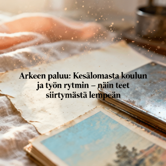 Arkeen paluu on joskus vaikeaa