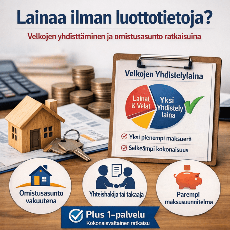 Lainaa ilman luottotietoja (2026) | Rehellinen opas